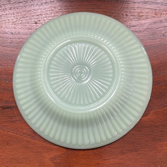 Viintage Fire King Jadeite Jane Ray Starburst Cup & Saucer - Picture 8 of 8